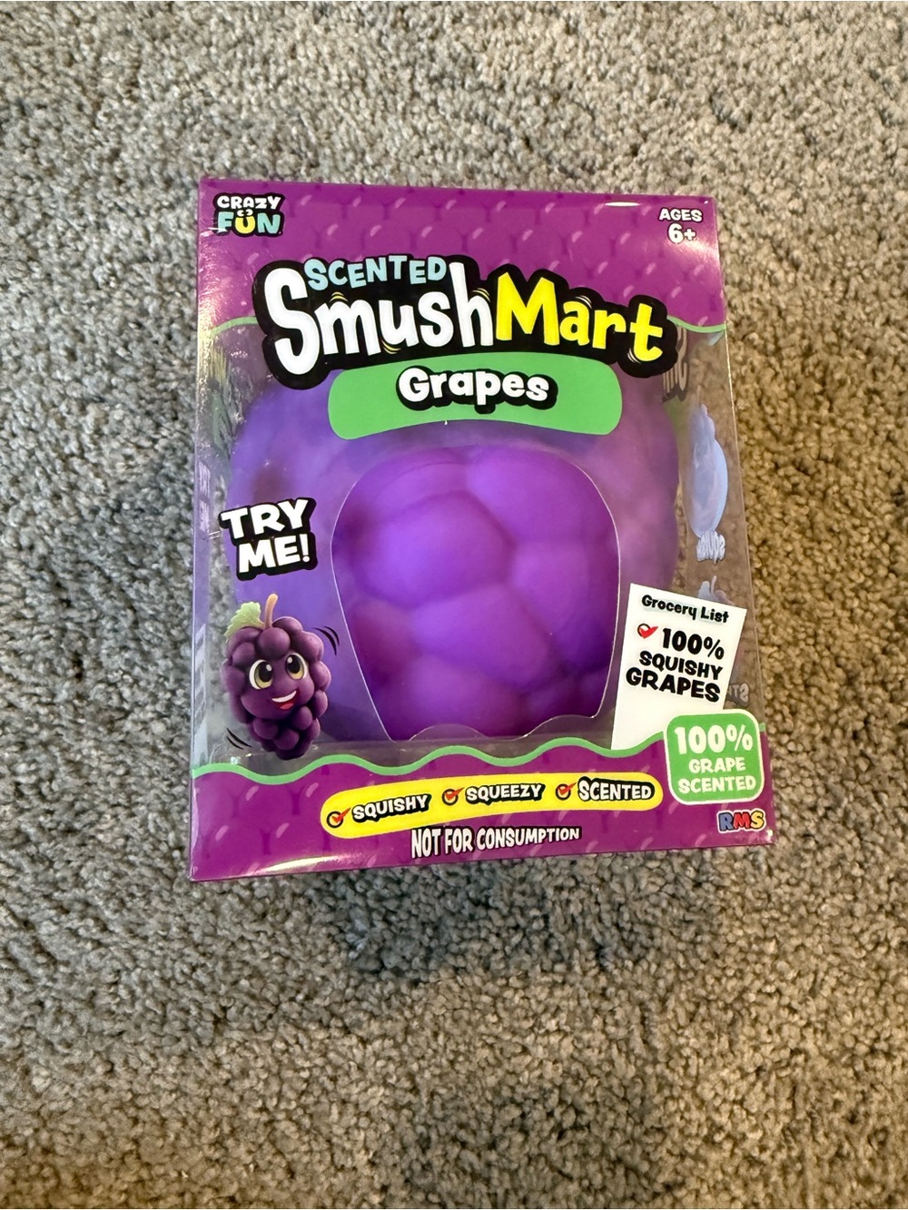 Smush mart grape squishy